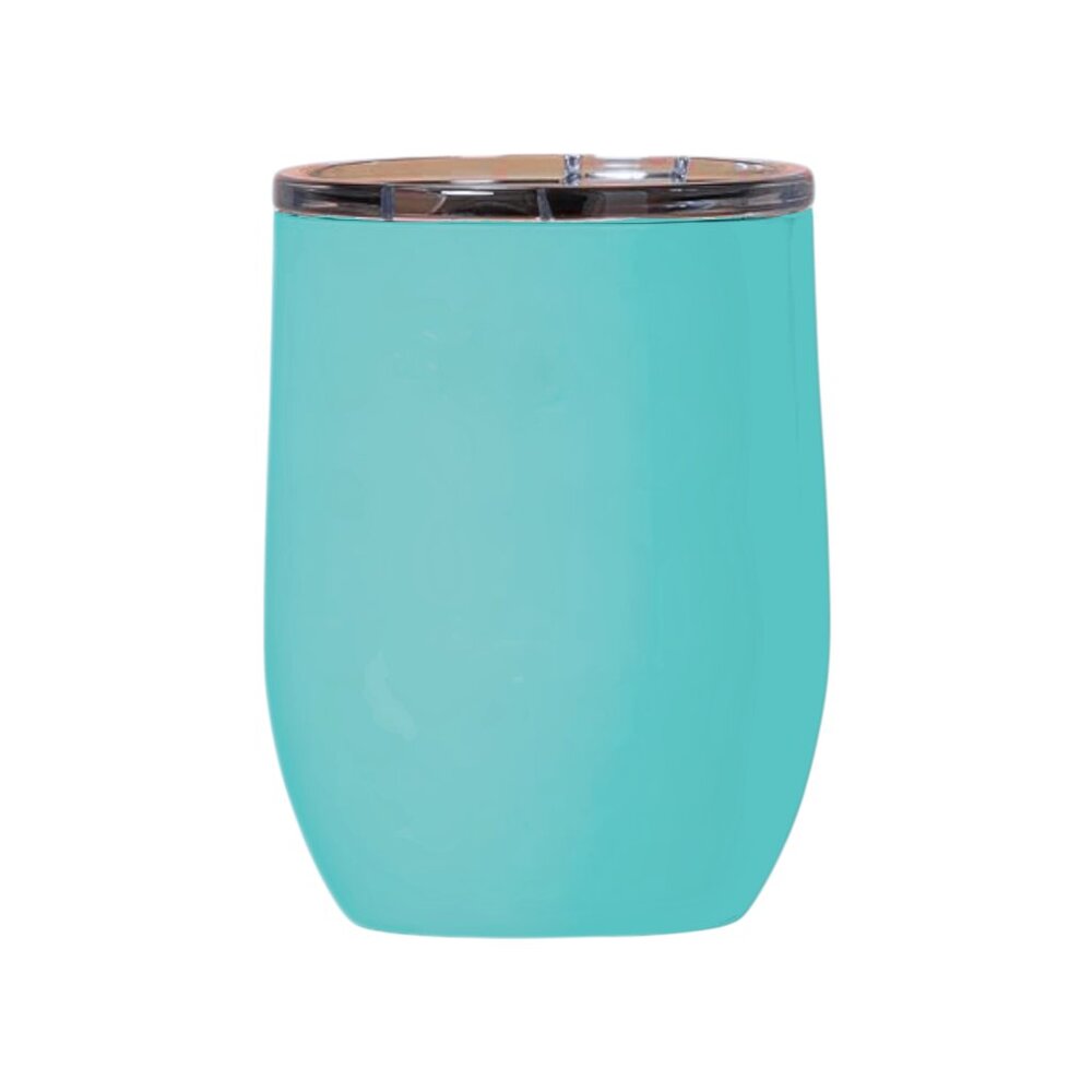 SIC Seriously Ice Cold Stemless 16 oz. Wine Tumbler in Seafoam Blue